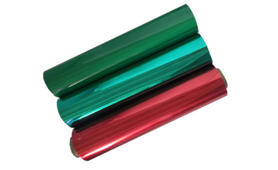 Paillette-Laser metallisierte BOPP-Filmstreifen, roten heiß versiegelbaren BOPP-Film
