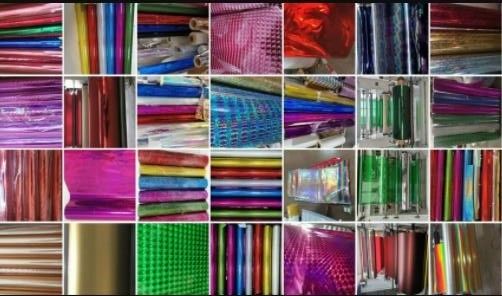 Multi Entwurfs-kundenspezifische Geschenkbox kopiert ganz eigenhändig geschriebe Laminierungs-dekorativen Regenbogen-Film