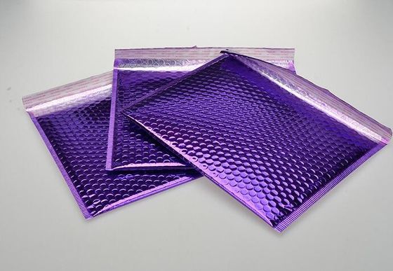 160*230mm des feuchtigkeitsfesten Aluminiumfolieblasenumschlagtasche des Haustieres Blasen-Umschlags purpurrote