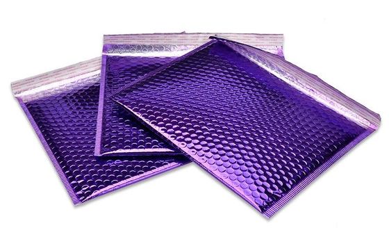 160*230mm des feuchtigkeitsfesten Aluminiumfolieblasenumschlagtasche des Haustieres Blasen-Umschlags purpurrote