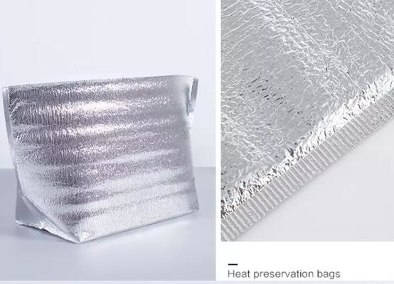 40*50cm flache Mund-thermische Lieferungs-verpackende Aluminiumfolie-Isolierungs-Tasche