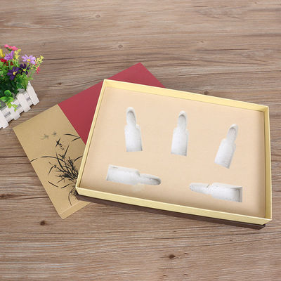Kosmetische Masken-Verpackenkasten-weißes Karten-Rindleder Pantone gedruckt, Einsatz zeichnend