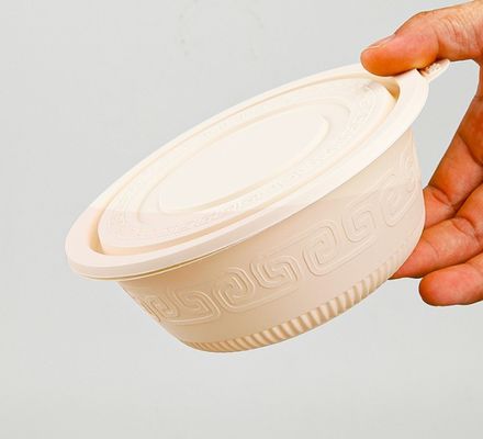 Microwavable runde Maisstärke-Brotdose 600ml 800ml für Nehmen-immer Behälter