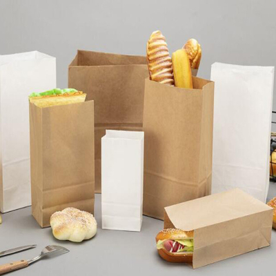 Kundengebundenes Verpacken- der Lebensmittelbehälter-fettdichtes Weiß und Kraftpapier-Schüssel-Farbe