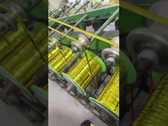 Bread Candy Tie Thread Binded Rope Rot metallisierter PET-Film