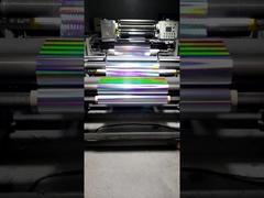 18um Holographischer Bopp-Farbglitzerfilm, Horizontale Lichtsäule BOPP-Film für Medizinverpackungen