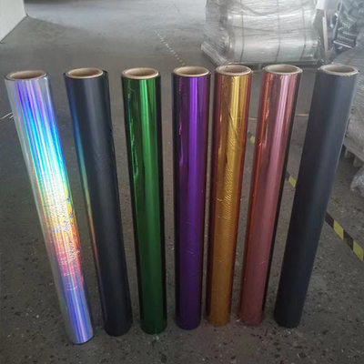 Farbe Rot Metallisierter Mylar Film, Silber Gold Metallisierter Pet Film 12mic für Laminate in Papier und Box Auskleidungen