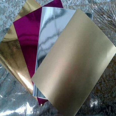 Silber- und Goldfolie Papier Lebensmittelverpackungspapier Aluminiumfolie gestützt Papier