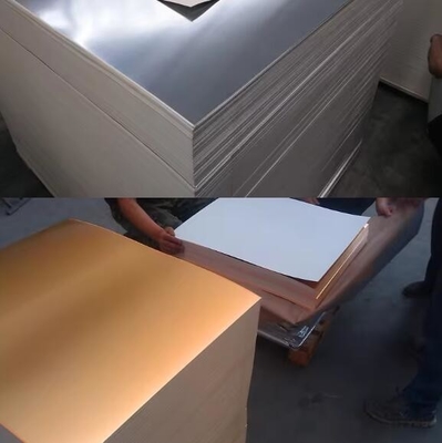 Glanz Silber Gold Metallisiertes Verbundpapier Aluminiumplattierte Papier für Zigarettenkarton