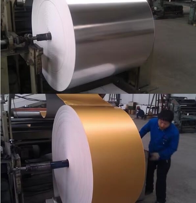 PET-Aluminium-Beschichtungspapier/Metallgold/Silberpapier-Film und Papierplatten (250 g bis 450 g)