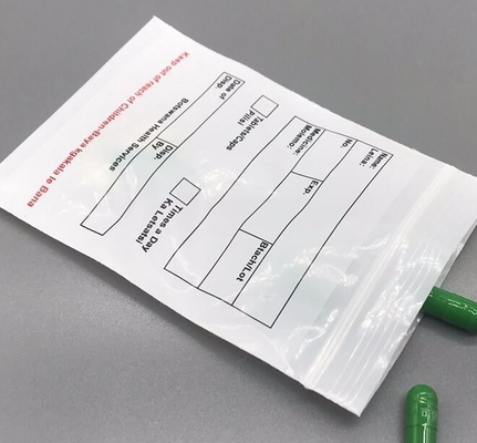 Durchsichtige Verpackungsfolie mit doppelter Tasche, Reißverschluss, umweltfreundlich, aus Plastik, flüssig, biologisch gefährlich, biologisch gefährlich, medizinisch gefährlich