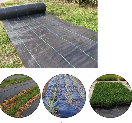 Dauerhafte Schwerlast-Hochdurchlässigkeit Gartenarbeit Unkrautzucht Gewebte Anti-Gras-Bodenbedeckung Unkrautmatte