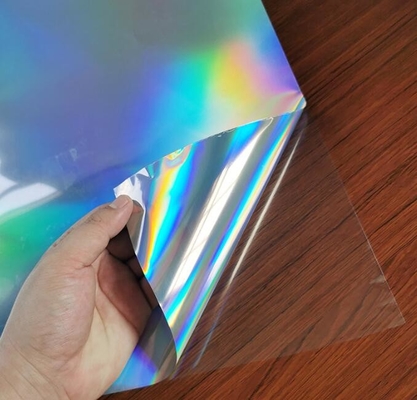 Laserfarbige Autofolie, PVC selbstklebende Laserschrift Autoaufkleber, Aluminiumplattierte Instantaufkleber