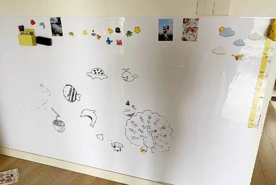 Maßgeschneiderte Whiteboard-Schreibfilm, löschbar milchweißes Pet-Book-Film, Büroblatt-entfernbarer Film