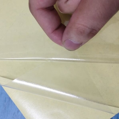 Hochtemperaturbeständig doppelseitiges Ölklebstoff Gelb Bodenpapier Transparentes PVC doppelseitiges Klebstoff