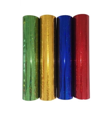 Glanzende Polyester-Gold-Aluminierungsfolie, PET-Goldfolie für Kunsthandwerk und Papierlaminate