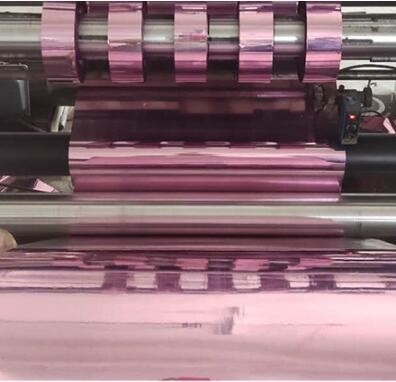 Metallisierter PVC-Film Pet Twist Film für Süßigkeiten Verpackung, Metallische Süßigkeiten Toffee Verpackung Film