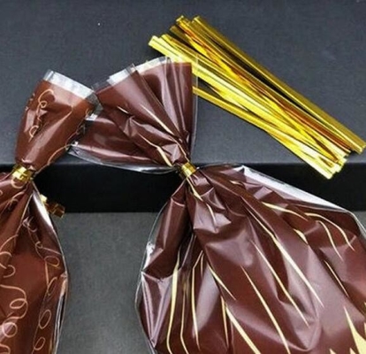Blumenbanddraht, Lebensmittelverpackungsbandrolle, bunte Geschenkversiegelungsseile 300,400 Meter Gold- und Silberband