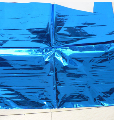 Polyester Roségoldfilm Papier metallisierter Film China roter Film glänzendes Papier tiefer See blaues Aluminiumfolie Band