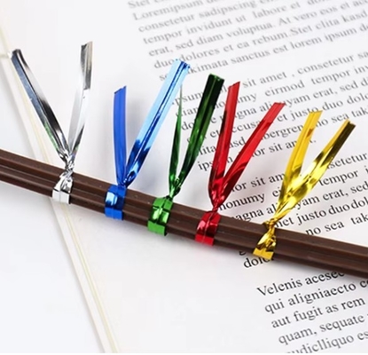 Gold-Metall-Kunststoff-Beschichtet Twist Tie Draht für Brot-Tasche Clip