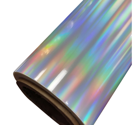 18um Holographischer Bopp-Farbglitzerfilm, Horizontale Lichtsäule BOPP-Film für Medizinverpackungen