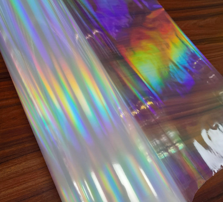 18um Holographischer Bopp-Farbglitzerfilm, Horizontale Lichtsäule BOPP-Film für Medizinverpackungen