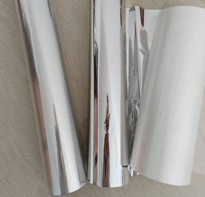 Hochreflexive und hochbarrierende PET-Metallisierte Folie, PE-beschichtete Druckfolie aus Aluminium