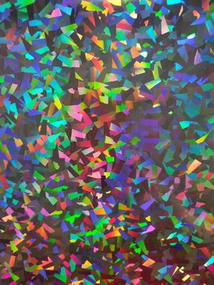 Holographische Haustierfolie Druckfähige Druckprimarbeschichtung Holographische reflektierende Folie thermische Lamination