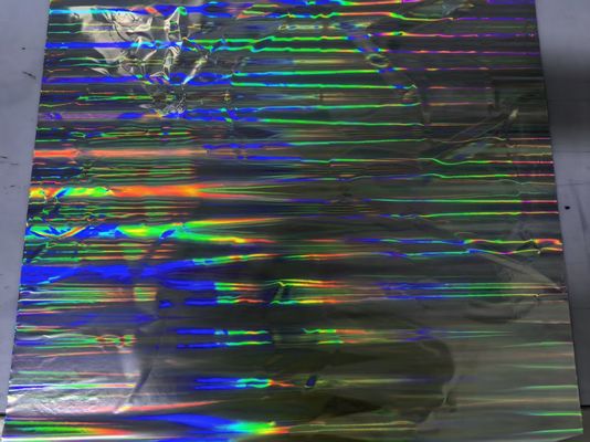 Holographische Haustierfolie Druckfähige Druckprimarbeschichtung Holographische reflektierende Folie thermische Lamination