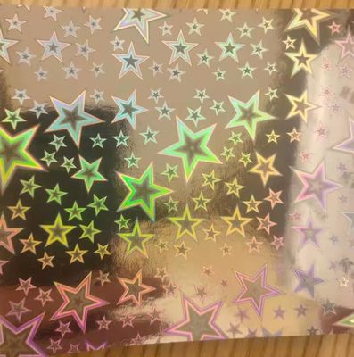 12mic PET/17mic bopp holographische metallisierte Grundbeschichtung für den UV-Druck