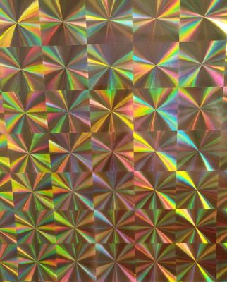 12mic PET/17mic bopp holographische metallisierte Grundbeschichtung für den UV-Druck