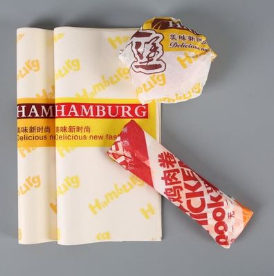 Hamburger-Wachspapier Taiwan-Reis-Ball-Packpapier 38g/45g OilProof backendes