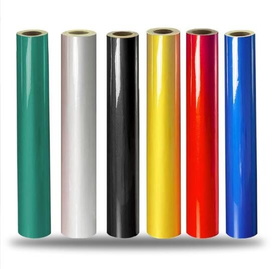 Laserfilm selbstklebend Grün, Blau, Schwarz PVC-Buchstaben Druckübertragung Verpackung Rollmaterial Film