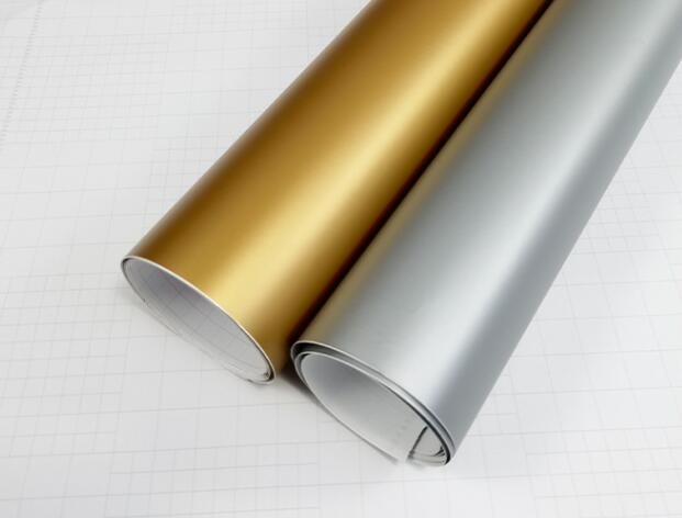 Gold selbstklebende Filmrolle, selbstklebende dekorative Kühlschrank-Aufkleber, Aufzugs-PET-Aufkleber, Aufkleber mit Schriftzeichen