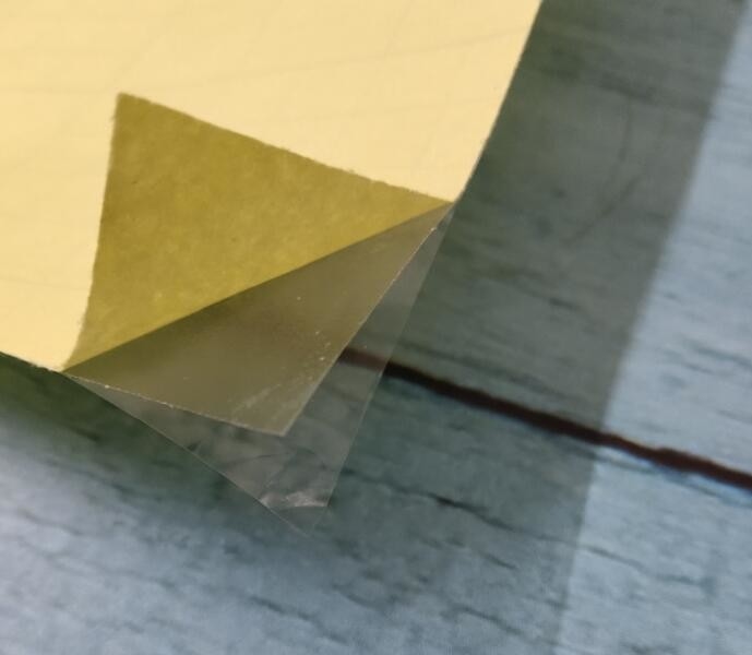 Hochtemperaturbeständig doppelseitiges Ölklebstoff Gelb Bodenpapier Transparentes PVC doppelseitiges Klebstoff